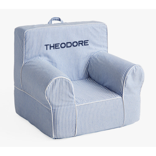 Anywhere Chair®, Chambray Blue Oxford Stripe