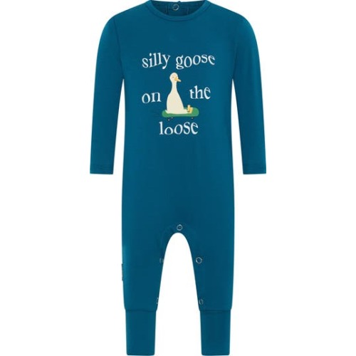 Silly Goose Cotton Graphic Romper, 3-6M