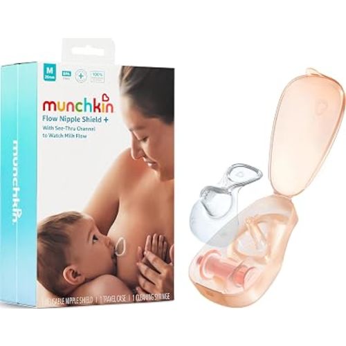Munchkin Flow 20mm Nipple Shield for Breastfeeding Newborns