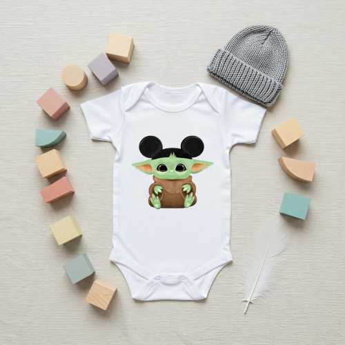 Cute baby YODA (STAR WARS) disney Baby Bodysuits & Kids Clothing - Unique Designs for Your Little One!