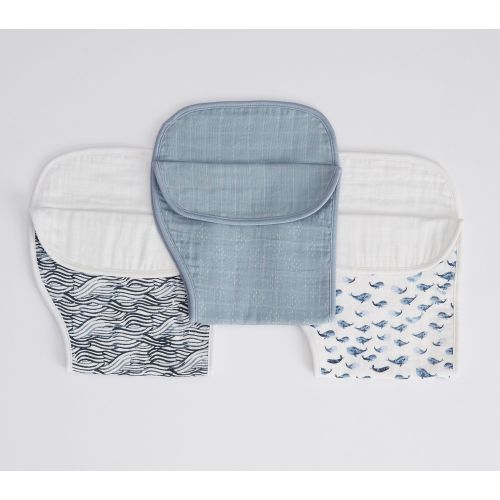Organic Jack Muslin Burp Cloth, Set of 3
