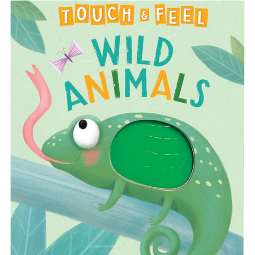 Wild Animals: A Touch and Feel Book - Children's Board Book - Educational