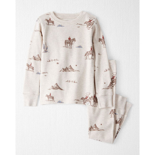 Toddler Organic Cotton Pajamas in Western Rodeo Print - Little Planet | Carter's