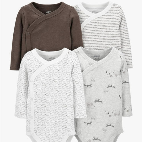 Simple Joys by Carter's unisex-baby 4-pack Side Snap Bodysuit