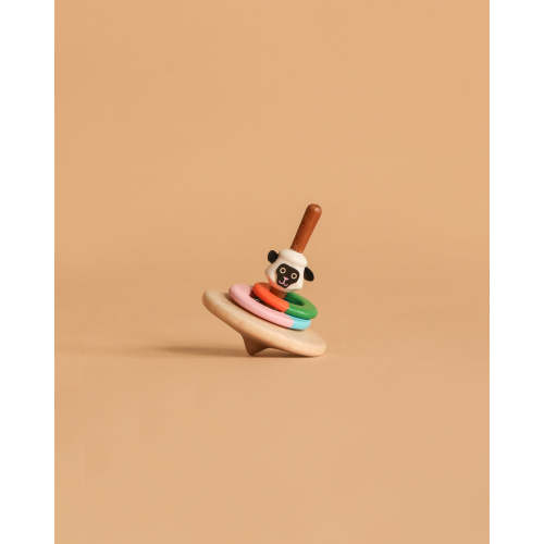 Wooderful Life Wooden Spinning Top - Sheep