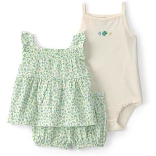 Carter's baby-girls 3-Piece Short Set