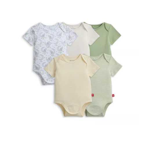 Unisex Bodysuit Bundle, Pack of 5 - Baby
