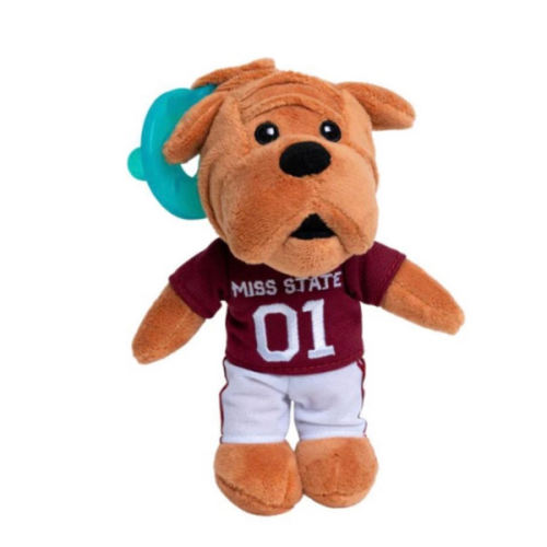 Bulldogs | Mississippi State Gamezies Plush Mascot Pacifier Holder | Alumni Hall