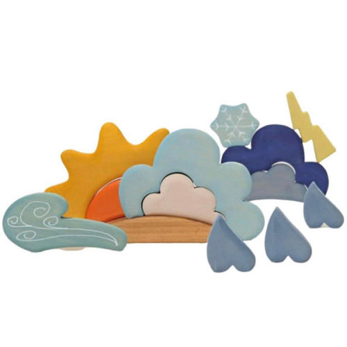 Grimm’s Wooden Weather Playing Set