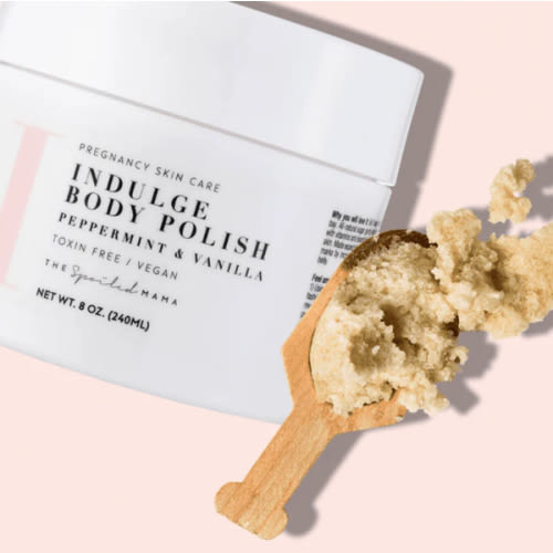 Indulge Body Polish - Stretch Mark Sugar Scrub | The Spoiled Mama