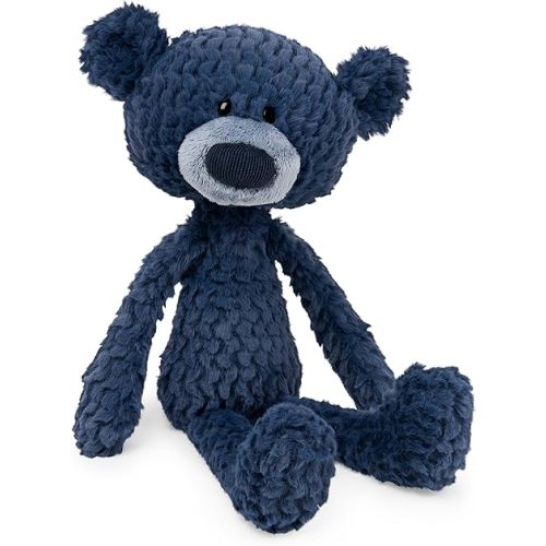 GUND Toothpick Ripple, Teddy Bear Stuffed Animal for Ages 1 and Up, Navy Blue, 15”