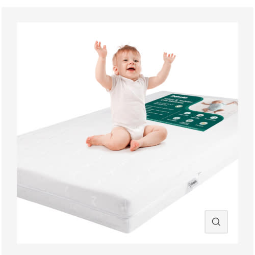 Babelio Cloud 1 Dual-Sided Breathable Crib & Toddler Mattress Memory Foam, Easy Clean, CertiPUR-US Certified