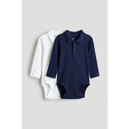 2-PACK POLO-STYLE BODYSUITS