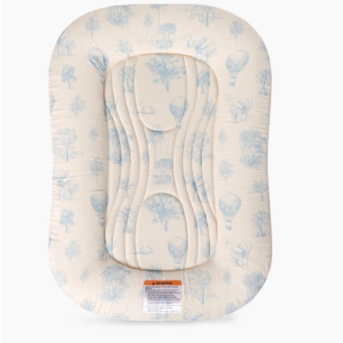 Infant Lounger Wave | Blue Toile
