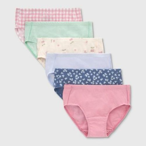 Hanes Toddler Girls' 6pk Organic Cotton Briefs