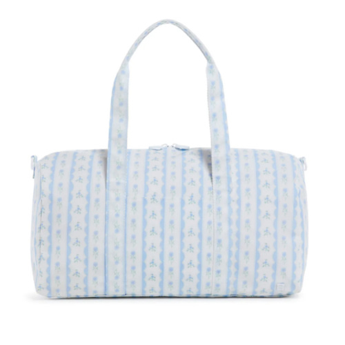 Duffel - Weekender - Ribbon Floral Blue