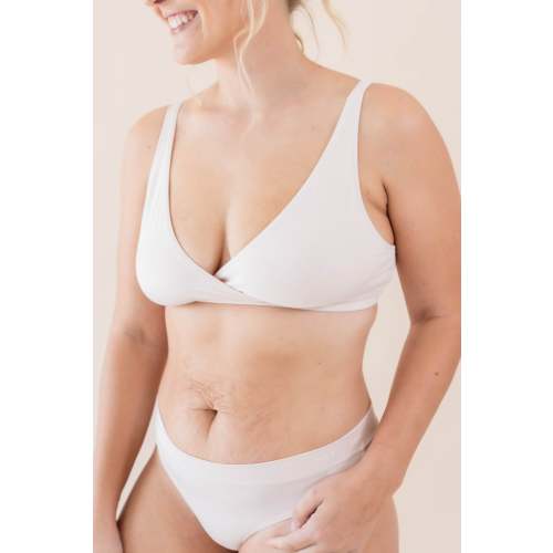 Women's Cross Front Bralette in Blonde | Kyte Baby