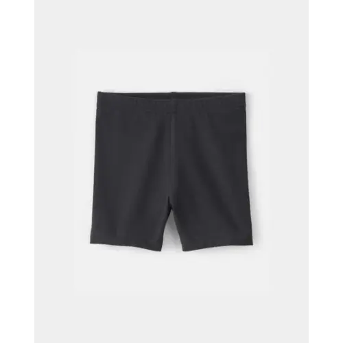 Baby Girl Solid Bike Shorts - Black | Carter's