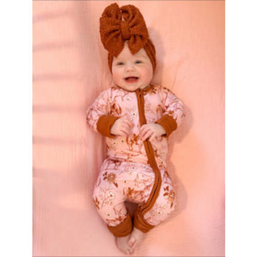 Cowgirl life brown bamboo baby sleeper – Six shooter boutique