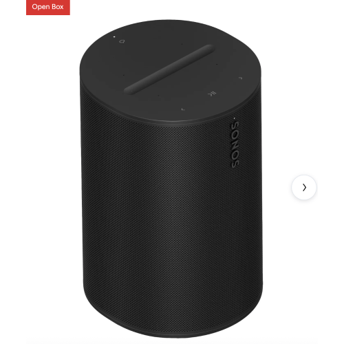 Sonos - Era 100 WiFi and Bluetooth Smart Speaker (Each) - Black - Open Box - Excellent