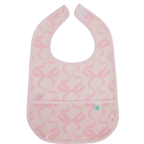 The Wipe It Bib, Bows - Apple of My Isla Bibs | Maisonette