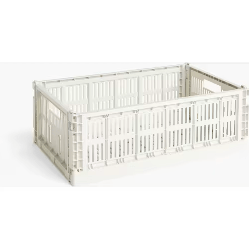 DWR - Recycled Collapsible Crate - White, Large