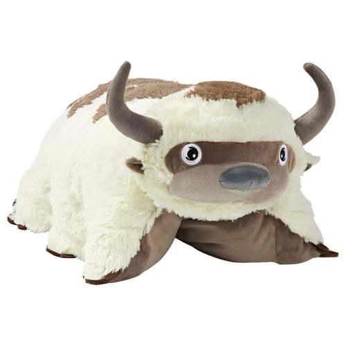Pillow Pets 16” Appa Stuffed Animal, Nickelodeon Avatar The Last Airbender Plush Toy, White
