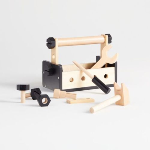 Crate & Kids Wooden Toy Tool Box