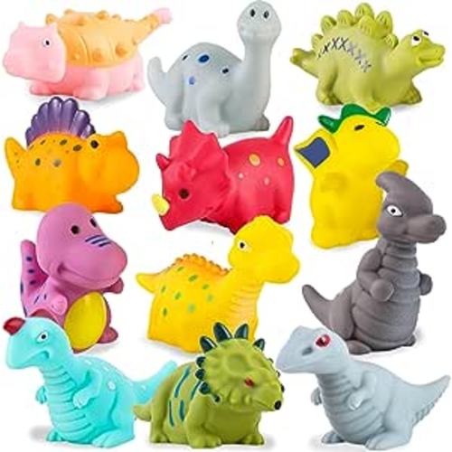 Amazon.com: Mold Free Dinosaur Bath Toys for Toddlers/ Infants/ Babies, No Hole No Mold Bathtub Toys (12 Pcs with Storage Bag) : Toys & Games