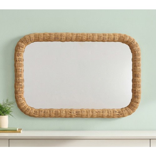 Rattan Rectangle Mirror (24"x 36")