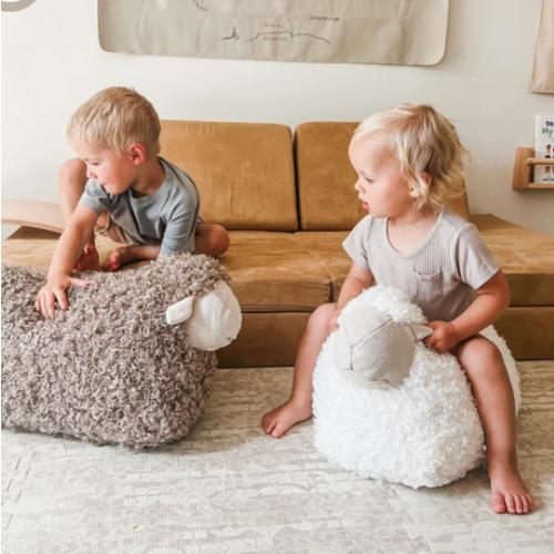 BAA BAA SHEEP POUF - CREAM