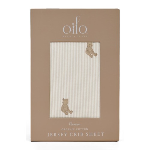Print Organic Cotton Crib Sheet