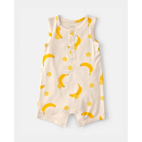 Baby Banana PurelySoft Romper - Yellow/Cream - Carter's | Carter's