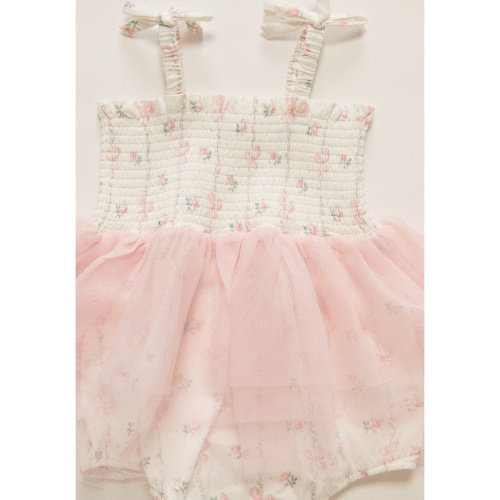 Angel Dear Infant Girls' Bow Bubble Tutu Onesie