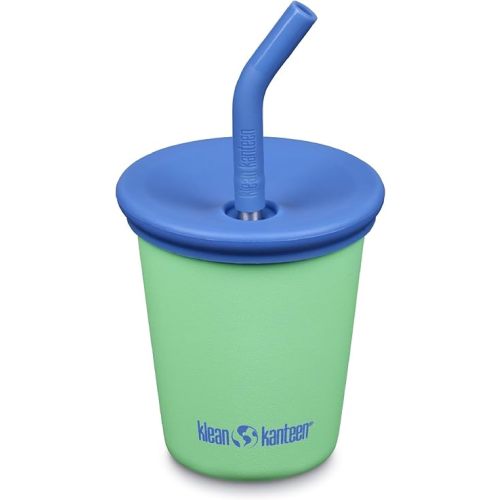 Klean Kanteen 10oz Kid's Cup with Straw Lid - Spring Bud