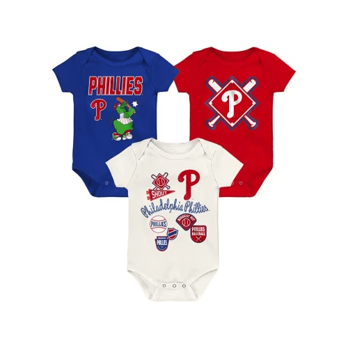 Phillie Phanatic Philadelphia Phillies Baby Red Home Plate One Piece