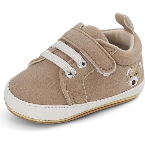 ESTAMICO Baby Boys Hook and Loop Walking Shoes