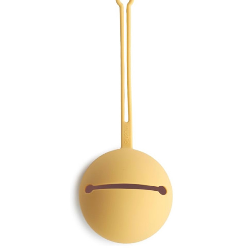 Amazon.com : mushie Silicone Pacifier Holder Case (Daffodil)