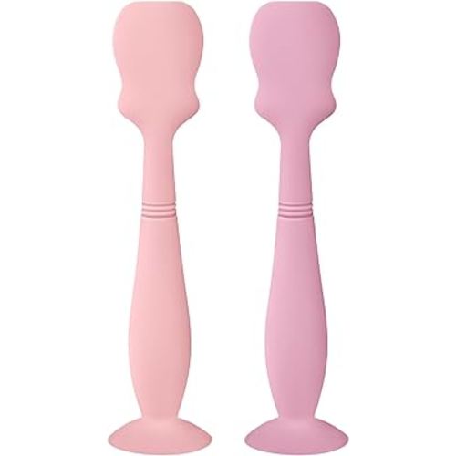 2 Pack Baby Diaper Cream Brush, Diaper Cream Spatula Applicator Silicone Baby Butt Paste Spatula for Babies, Newborn (Pink, Soft Lilac)
