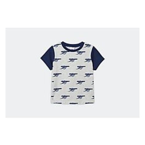Arsenal Baby Grey Printed Cannon T-Shirt