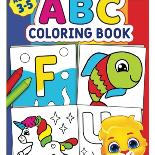 ABC Coloring Book: Color 100+ Animals, Birds, Vehicles, Fruits, Toys & Alphabets For Boys & Girls | Coloring Book for Toddlers and Preschool Kids | ... Book and Coloring Pages (Kids Ages 3-5)