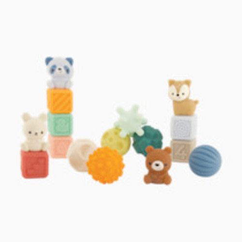 Infantino Balls, Blocks & Buddies Activity Toy Set - Woodland