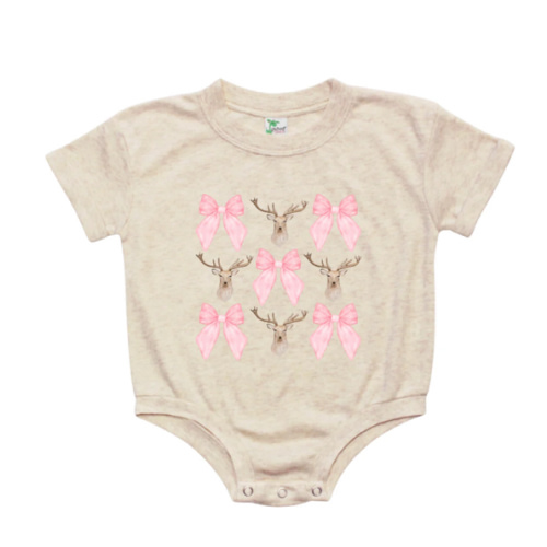 Bows & Bucks Bubble Romper – Little Southern Brand