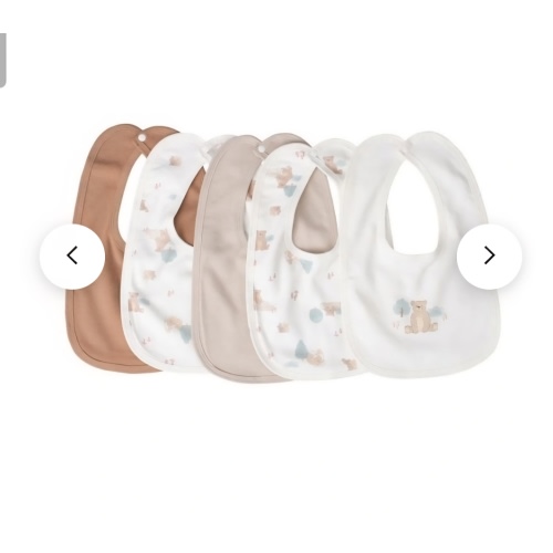 Bushland Bear Jersey Bib 5 Pack in Multi