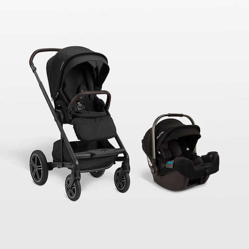 Nuna ® PIPA ™ rx Caviar Black Reclining Baby Car Seat + MIXX ™ Next Stroller Travel System