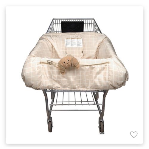 Boppy Shopping Cart Cover, Almond Croissant, Cart Cover for Babies