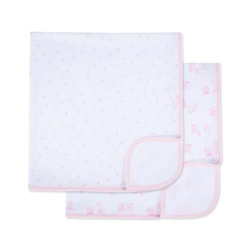 Joyful Bears 2-Pack Receiving Blankets