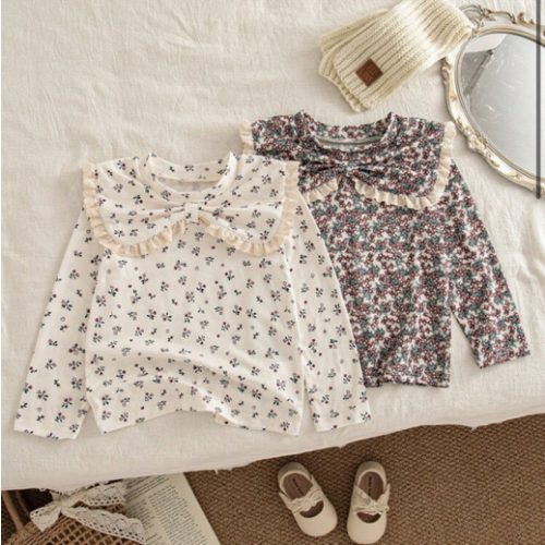 Floral long sleeve TopsFashion | SHEIN