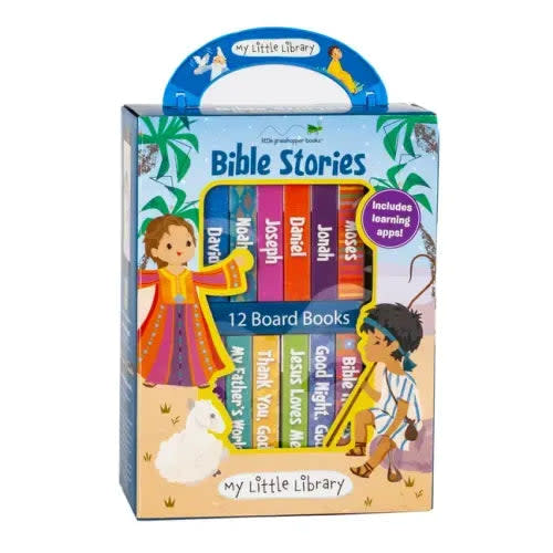 My Little Library: Bible Stories (12 Board Books) - Boxed Set