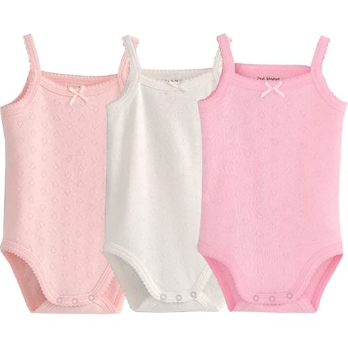 Baby Girls Clothes Sleeveless Tank Top Onsies Cotton Baby Bodysuit Pack of Toddler Summer Clothing